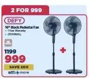HiFi Corp DEFY 16 Black Pedestal Fan offer