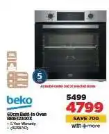 HiFi Corp Beko 60cm Built-In Oven BBIE12300X offer