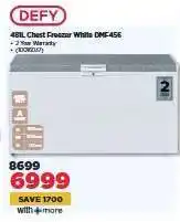 HiFi Corp DEFY 481L Chest Freezer White DMF456 offer