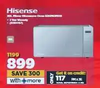 HiFi Corp Hisense 20L Mirror Microwave Oven H20MOMS5 offer
