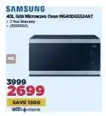 HiFi Corp Samsung 40L Grill Microwave Oven MG40D5524AT offer