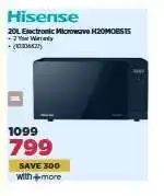 HiFi Corp Hisense 20L Electronic Microwave H20MOBS15 offer