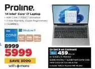 HiFi Corp Proline 14 Intel Core i7 Laptop offer