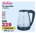 HiFi Corp Sunbeam 1.8L Glass Kettle offer