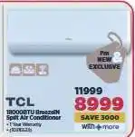 HiFi Corp TCL 18000BTU BreezeliN Split Air Conditioner offer