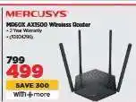 HiFi Corp MERCUSYS MR50X AX1500 Wireless Router offer