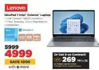 HiFi Corp Lenovo IdeaPad 1 Intel Celeron Laptop offer