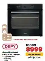 HiFi Corp Defy Gemini Eye-Level Oven Black DB0772 offer
