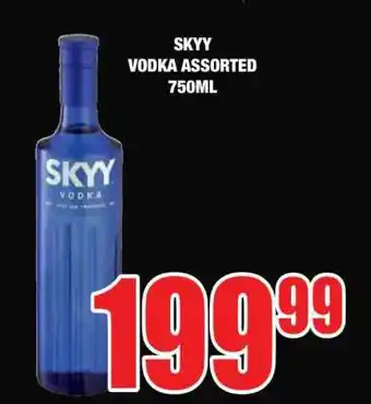 Boxer SKYY Vodka Assorted 750ml offer