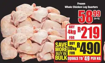 Boxer Frozen Whole Chicken Leg Quarters offer