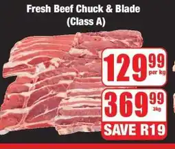 Boxer Fresh Beef Chuck / Blade (Class A) offer