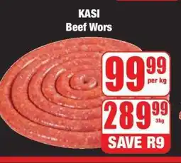 Boxer KASI Beef Wors offer
