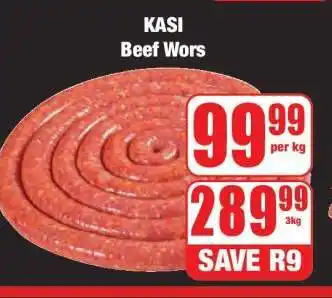 Boxer KASI Beef Wors offer