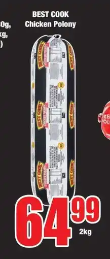 Boxer BEST COOK Chicken Polony offer