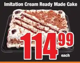 Boxer Imitation Cream Ready Made Cake offer
