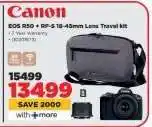 HiFi Corp Canon EOS R50 + RF-S 18-45mm Lens Travel kit offer