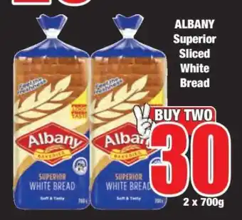 Boxer ALBANY Superior Sliced White Bread offer