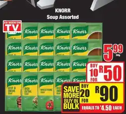 Boxer KNORR Soup Assorted offer