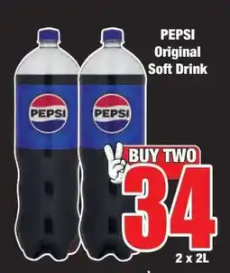 Boxer PEPSI Original Soft Drink offer