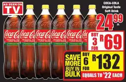 Boxer COCA-COLA Original Taste Soft Drink offer