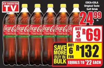 Boxer COCA-COLA Original Taste Soft Drink offer