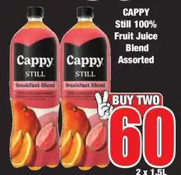 Boxer CAPPY Still 100% Fruit Juice Blend Assorted offer