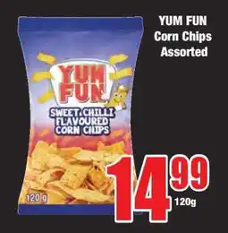 Boxer YUM FUN Corn Chips Assorted offer