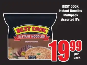 Boxer BEST COOK Instant Noodles Multipack Assorted 5's offer