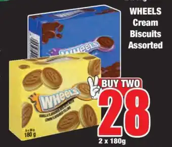 Boxer WHEELS Cream Biscuits Assorted offer