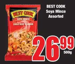 Boxer BEST COOK Soya Mince Assorted offer