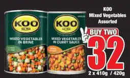 Boxer KOO Mixed Vegetables Assorted offer