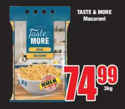 Boxer TASTE & MORE Macaroni offer