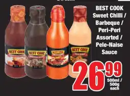 Boxer BEST COOK Sweet Chilli / Barbeque / Peri-Peri Assorted / Pele-Naise Sauce offer