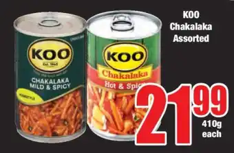 Boxer KOO Chakalaka Assorted offer