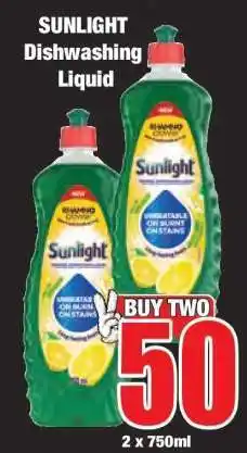 Boxer Sunlight Dishwashing Liquid offer