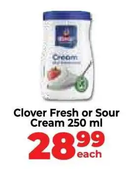 Food Lover's Market Clover Fresh or Sour Cream offer
