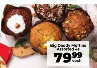 Food Lover's Market Big Daddy Muffins Assorted 4s offer