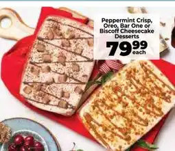 Food Lover's Market Peppermint Crisp, Oreo, Bar One or Biscoff Cheesecake Desserts offer