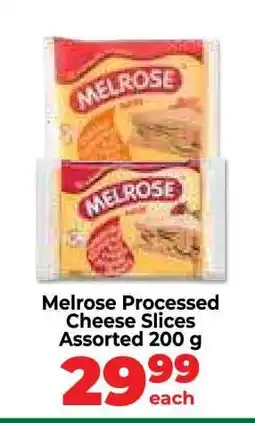 Food Lover's Market Melrose Processed Cheese Slices Assorted 200 g offer