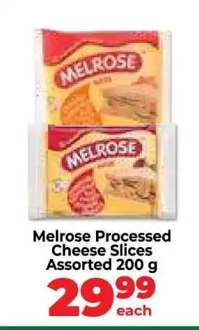Food Lover's Market Melrose Processed Cheese Slices Assorted 200 g offer