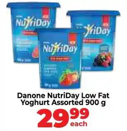 Food Lover's Market Danone NutriDay Low Fat Yoghurt Assorted 900 g offer