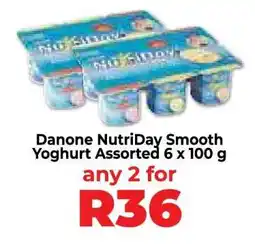 Food Lover's Market Danone NutriDay Smooth Yoghurt Assorted 6 x 100 g offer