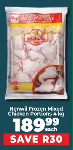 Food Lover's Market Henwil Frozen Mixed Chicken Portions 4 kg offer