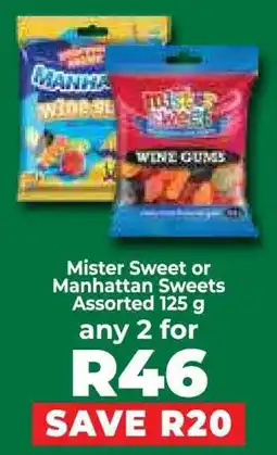 Food Lover's Market Mister Sweet or Manhattan Sweets Assorted 125 g offer