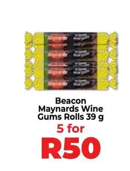Food Lover's Market Beacon Maynards Wine Gums Rolls 39 g offer