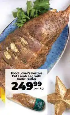 Food Lover's Market Food Lover’s Festive Cut Lamb Leg with Garlic Butter offer