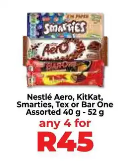 Food Lover's Market Nestlé Aero, KitKat, Smarties, Tex or Bar One offer