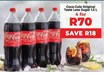 Food Lover's Market Coca-Cola Original Taste Less Sugar 1.5 L offer
