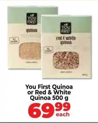 Food Lover's Market You First Quinoa or Red & White Quinoa 500 g offer