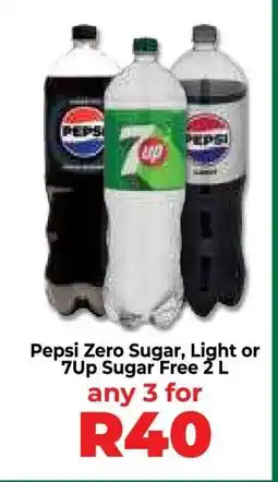 Food Lover's Market Pepsi Zero Sugar, Light or 7Up Sugar Free 2 L offer